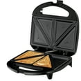 thumbnail image 1 of Lumme Sandwich Maker, Sandwich Toaster, Panini Press, Quesadilla Maker, Grilled Cheese, French Toast Press, Pizza Pockets Press, Indicator light, Omelet, (Black), 1 of 6