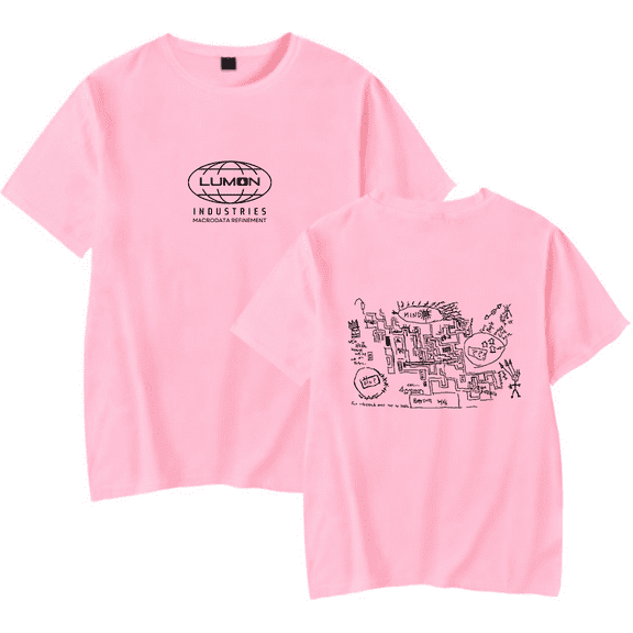 Lumon Merch T-Shirt TV Series Lumon Map Tees T Shirts Short Sleeve Unisex Crewneck Men Women Tops