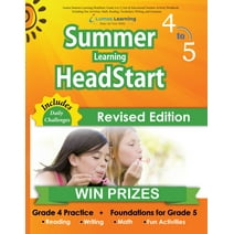 Lumos Summer Learning HeadStart, Grade 4 to 5 | Fun & Educational Summer Activity Workbook Including Fun Activities, Math, Reading, Vocabulary, Writing, and Grammar