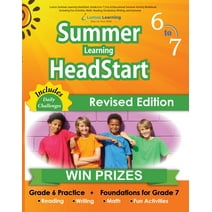 Lumos Summer Learning HeadStart, Grade 6 to 7 | Fun & Educational Summer Activity Workbook Including Fun Activities, Math, Reading, Vocabulary, Writing, and Grammar