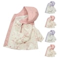 thumbnail image 1 of Lumosvexa Girls Hooded Jacket, Long Sleeve Waterproof Windbreaker Warm Windproof Spring Fall Casual Coat Pink 7-8, 1 of 7