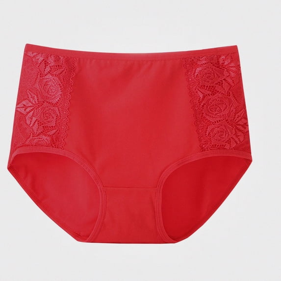 Lumosvexa Women's Cotton High Waist Briefs Comfortable Soft Plus Size Hip Lifting Casual Daily Wear Big Panties L