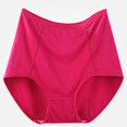 thumbnail image 1 of Lumosvexa Women's Plus Size Briefs Soft Cotton Comfortable High Waist Daily Shorts Panties Pink 5XL, 1 of 3