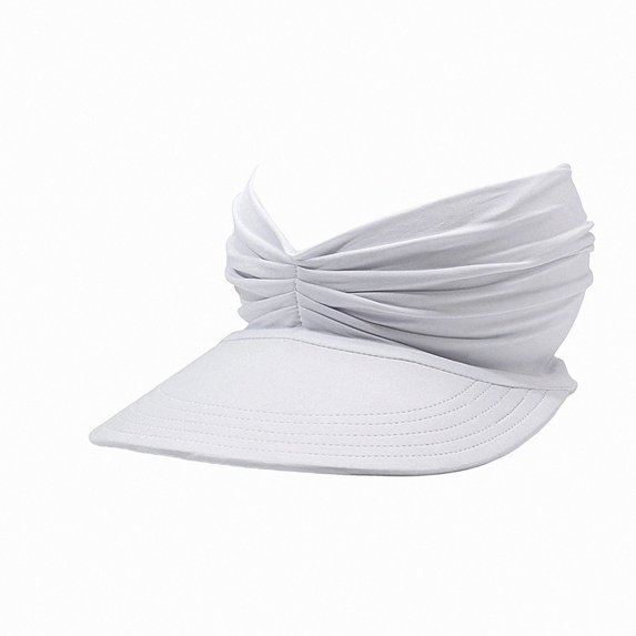 Lumosvexa Women's Sun Visor Hollow Top Adjustable Soft Comfort Sun Protection Summer Beach Sports Hat