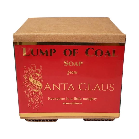 Lump of Coal Bar Soap, Christmas Holiday Gag Gift, Lump of Coal from Santa
