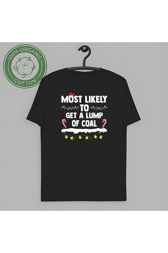Lump of Coal Christmas Shirt, Festive Family Matching Tee