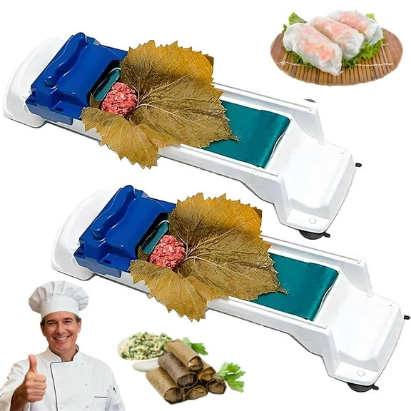 Lumpia Maker, Lumpia Maker Machine, Multi-Functional Diy Plastic Egg Roll Makers, Vegetable and Meat Roll Tool, Can Make Stuffed Grape Leaf Rolls, Food-Grade Material, Suitable for Beginners