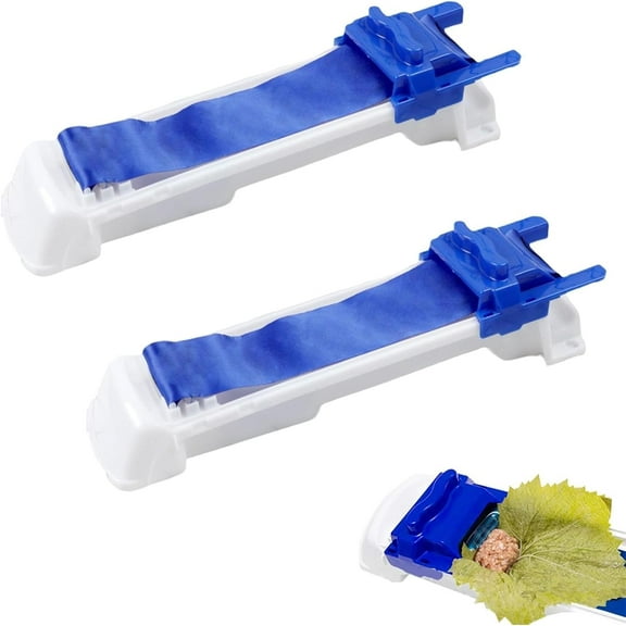 Lumpia Maker, Vegetable Meat Rolling Tool, Multi-functional DIY Plastic Eggroll, Plastic Eggroll Wrapper Rolling Machine Sushi Maker, Stuffed Vine Leaves for Home Kitchen Tool (1)