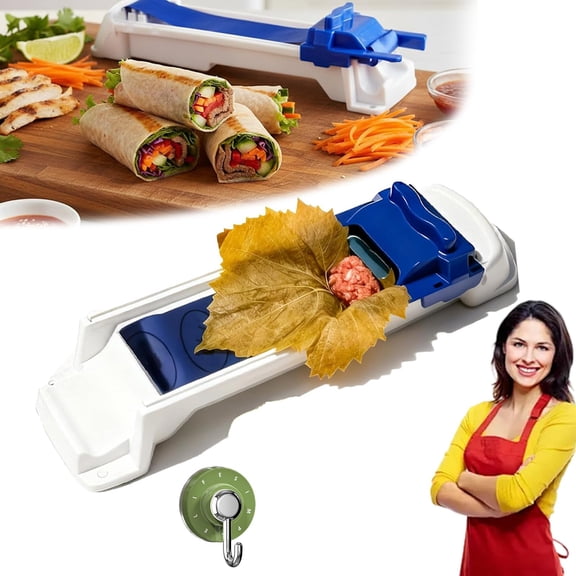 Lumpia Roller Machine, 2026 New Lumpia Maker, Multi-Functional Eggroll Roller Machine & Spring Roll Maker, Vegetable Meat Rolling Tool, Home Kitchen Tools for DIY Sushi & Beginners (2 pcs)
