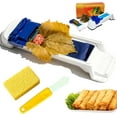 thumbnail image 1 of Lumpia Roller Machine, 2026 New Lumpia Maker with Spoon, Multi-Functional DIY Magic Grape Leaves Rolling Machine for Sushi Roll Maker & Vegetable Meat Roller Rolling Tool (1PC), 1 of 9