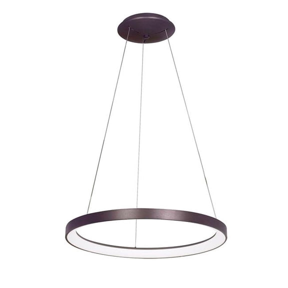 Lumpure Lighting  48W Alaska 9 LED Pendent, Dark Brown