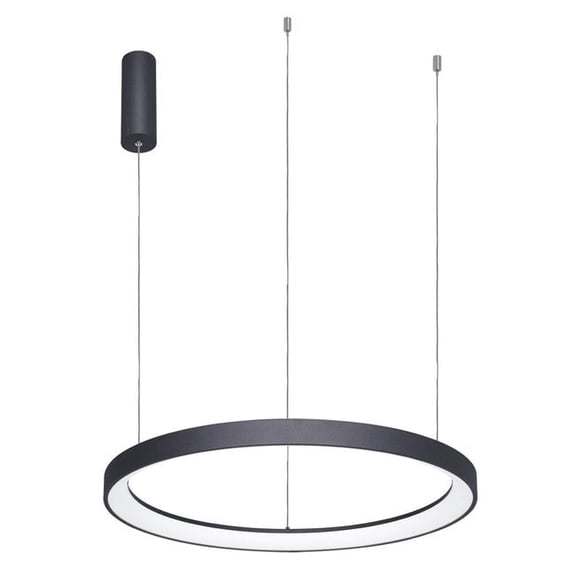 Lumpure Lighting  48W Alaska 9 LED Pendent, Matte Black