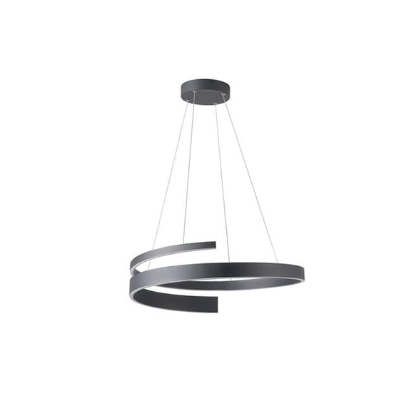 Lumpure Lighting  48W   York LED Pendent, Matte Black