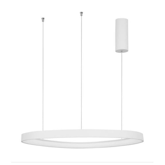 Lumpure Lighting 5355-860RPP-WH-3 60W Florida 3 LED Pendant, White