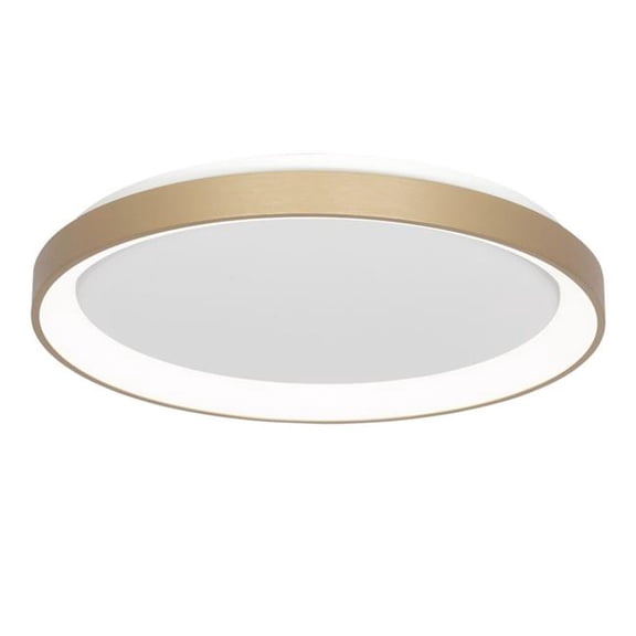 Lumpure Lighting  Alaska 1 LED Flush Mount, Brush Gold