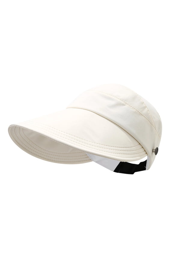 Backless Baseball Cap for Men Women Quick Dry Sun Hats Lightweight Adjustablee Outdoor Sports Hat Beige