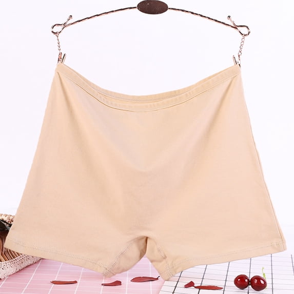 Lumtrix Boy Shorts Underwear for Women Comfort Full Coverage Briefs Soft Stretch High Waisted Boxer Panties Complexion 2XL