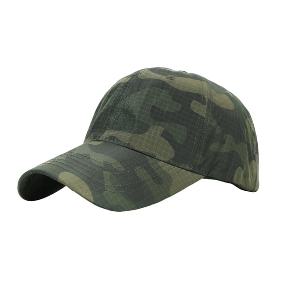 Lumtrix Camo Baseball Cap for Men Women Adjustable Dad Hats for Hunting Fishing Outdoor Sport Black One Size