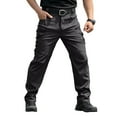 thumbnail image 1 of Lumtrix Cargo Pants For Men Construction Hiking Work Pants Lightweight Breathable Travel Pant With Multi Pockets Black M, 1 of 7