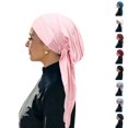 thumbnail image 1 of Lumtrix Chemo Headwear For Women Turban Headwear For Cancer Patients Headwrap Loss Cover Lightweight Head Covering Cap Light pink, 1 of 4