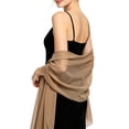 thumbnail image 1 of Lumtrix Chiffon Shawls and Wraps for Evening Dresses Women Elegant Soft Sheer Wraps Wedding Bridal Scarf U One Size, 1 of 2