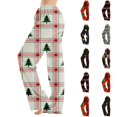 thumbnail image 1 of Lumtrix Christmas Pajama Pants For Women Soft Comfy Pants Sleep Bottom Cute Funny Plaid Graphci Pajamas Bottoms Pink XL, 1 of 6
