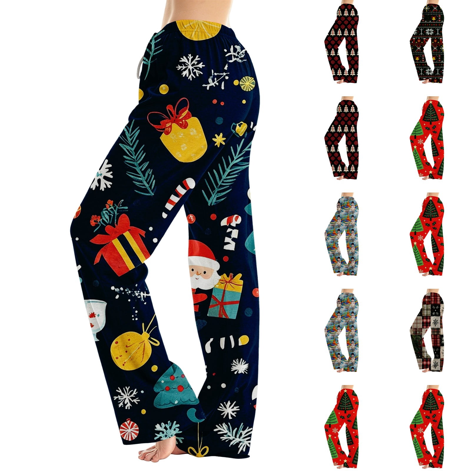 Lumtrix Christmas Pajamas For Women Casual Pants Sleep Bottom Funny ...