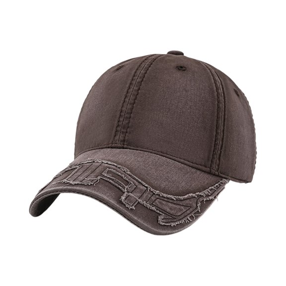 Lumtrix Classic Vintage Distressed Baseball Soft Caps Adjustable Strapback Retro Dad Hat For Women Men Coffee One Size