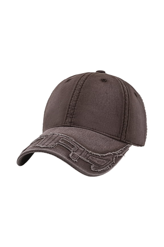 Classic Vintage Distressed Baseball Soft Caps Adjustable Strapback Retro Dad Hat For Women Men Coffee One Size