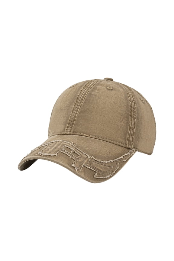 Classic Vintage Distressed Baseball Soft Caps Adjustable Strapback Retro Dad Hat For Women Men Khaki One Size