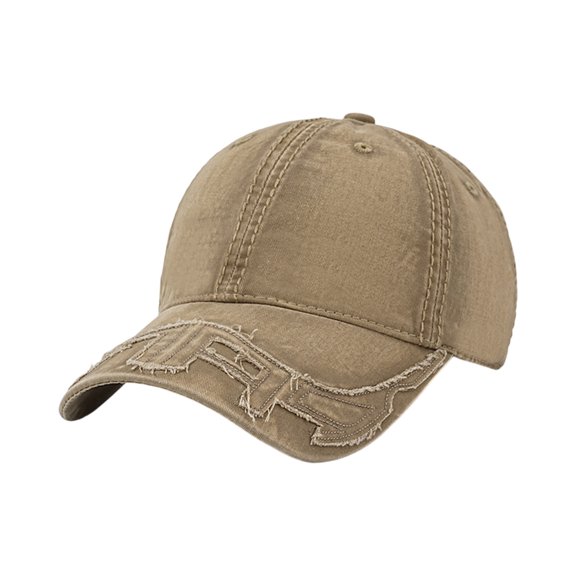 Lumtrix Classic Vintage Distressed Baseball Soft Caps Adjustable Strapback Retro Dad Hat For Women Men Khaki One Size