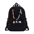 thumbnail image 1 of Lumtrix Cute Backpack For Teens Waterproof Bag College Lightweight Casual Basic Daypack Backpacks For Women Men D, 1 of 6