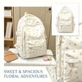 thumbnail image 1 of Lumtrix Cute Floral Printed Backpack for Women Aesthetic Lightweight Bookbag Work Travel College Daypacks A, 1 of 6