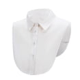 thumbnail image 1 of Lumtrix Womens Mens False Collar Shirt Detachable Fake Collar Solid Color Tops Accessories White One Size, 1 of 2