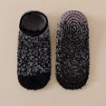 thumbnail image 1 of Lumtrix Fuzzy Slipper Socks Women Men Warm Cozy Socks Fluffy Soft Ankle Socks For Home Sleep Dark Gray One Size, 1 of 3