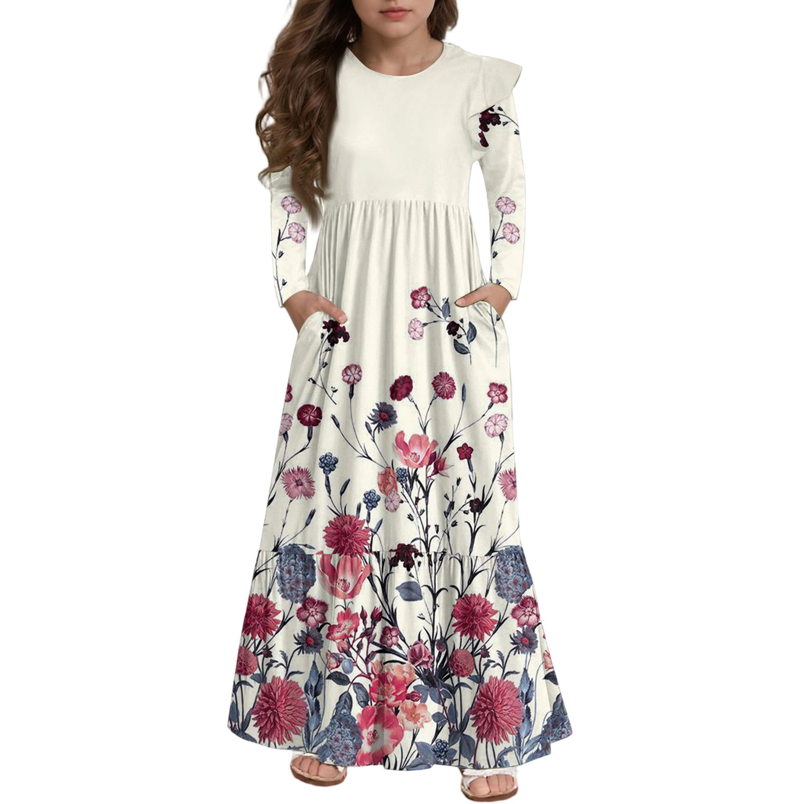 chinese dress ladies Elowyn Linen Blend Skater Dress main image 1