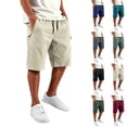 thumbnail image 1 of Lumtrix Men’s Athletic Running Shorts Lightweight Workout Gym Shorts with Zipper Pockets for Basketball Hiking Gray XL, 1 of 6