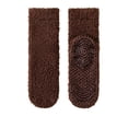 thumbnail image 1 of Lumtrix Mens Fuzzy Socks Fluffy Warm Slipper Socks Non Slip Grippy Thick House Socks For Winter, Gifts Coffee One Size, 1 of 7