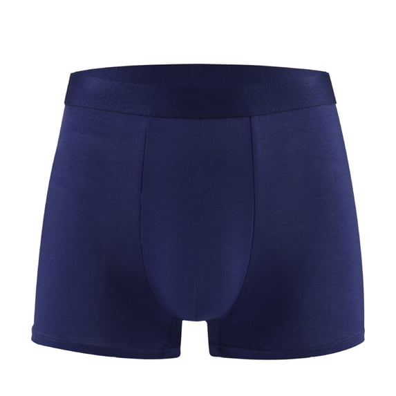 Lumtrix Mens Underwear Briefs With Pouch Polyester Soft Stretch Briefs Wicking Breathable Underwear For Men Long Leg Royal Blue 2XL