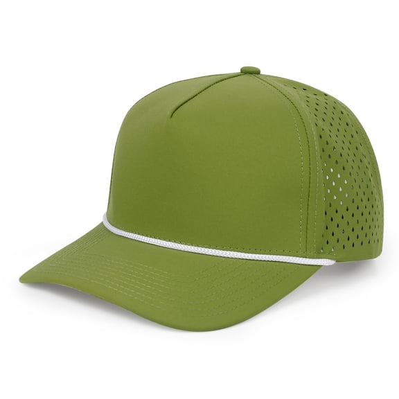 Lumtrix Mesh Running Hat Men Women Adjustable Baseball Caps Breathable Mesh Hat Workout Golf Green one size