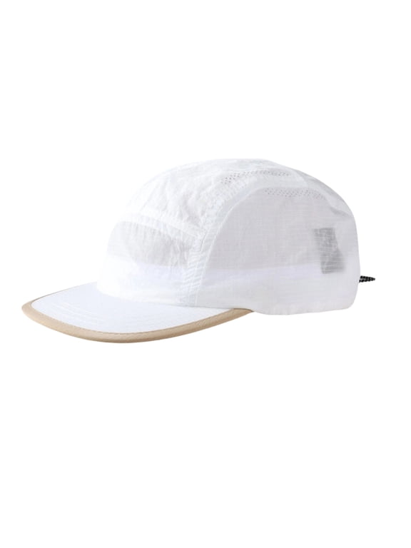 Running Hat Lightweight Baseball Hat Breathable Mesh Sport Caps for Womens Men White One Size