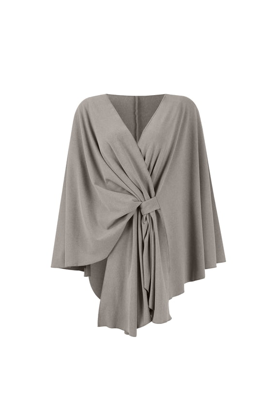 Shawl Wraps For Women Elegant 2026 Spring Fall Knitted Shawls And Wrap Cape Shoulder Top Sweater Shawl Scarf Dark Gray One Size