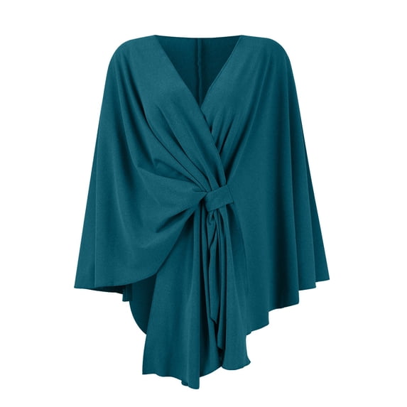Lumtrix Shawl Wraps For Women Elegant 2026 Spring Fall Knitted Shawls And Wrap Cape Shoulder Top Sweater Shawl Scarf Dark Green One Size