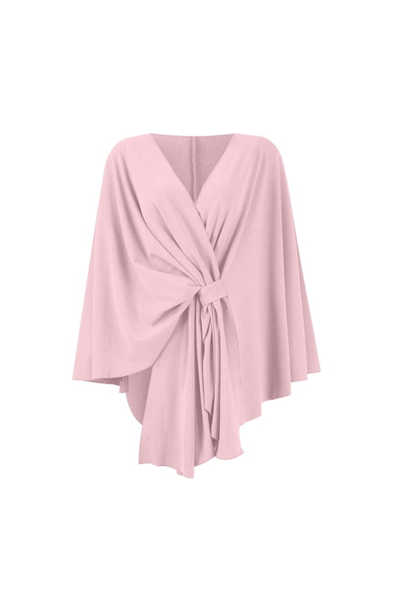 Shawl Wraps For Women Elegant 2026 Spring Fall Knitted Shawls And Wrap Cape Shoulder Top Sweater Shawl Scarf Pink One Size