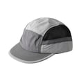 thumbnail image 1 of Lumtrix Short Brim Mesh Hat 5 Panel Flat Bill Hats Lightweight Breathable Block Mesh Baseball Caps Gray One Size, 1 of 3