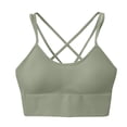 thumbnail image 1 of Lumtrix Sports Bras for Women - Strappy Bras with Cross Back Medium Support for Running Workout Yoga Gym Mint Green 32, 1 of 5