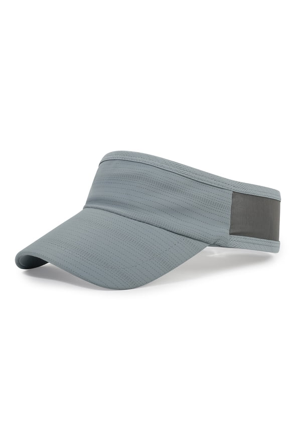 Sports Sun Visor Cooling Lightweight Quick Dry Baseball Caps Stretchy Packable Running Golf Visor Hat for Men Women Dark Gray One Size