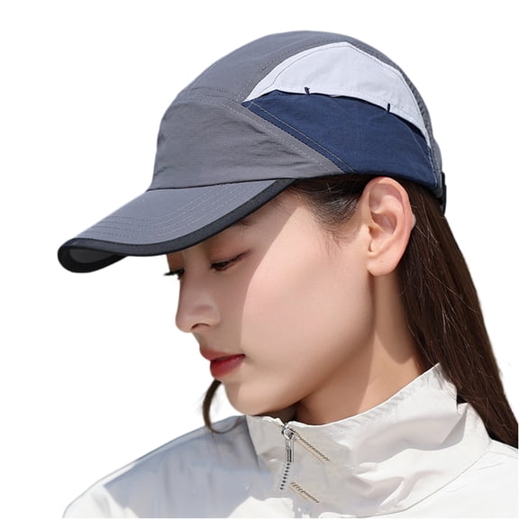 Lumtrix Sports Workout Hat Baseball Athletic Fitted Hat Lightweight Running Baseball Outdoor Hats For Men & Women Gray One Size
