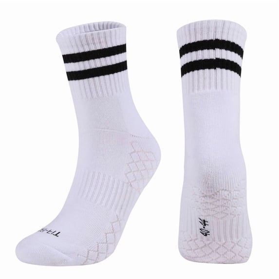 Lumtrix Striped Athletic Crew Socks,Wicking Running Socks For Men&Women,Breathable Casual Gym Socks A A