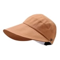 thumbnail image 1 of Lumtrix UPF Sun Protection Baseball Hat for Women and Man Wide Brim UV Visor Hat Adjustable Quick-Dry Wide Brim Baseball Cap Camel One Size, 1 of 4